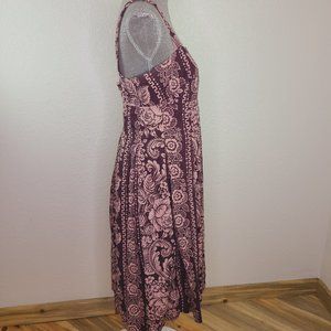 Barneys New York Italian Floral Print Sundress with Pockets